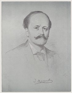 Jules Emile Frederic Massenet (litho) de Rudolf Lehmann