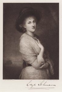 Liza Lehmann (litho) de Rudolf Lehmann