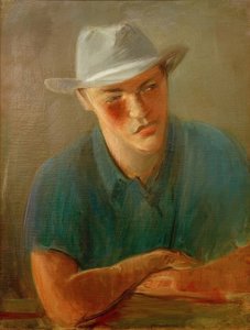 Retrato de um homem com chapéu