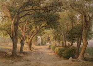 Castel Gandolfo (aguarela sobre papel) de Rudolf Müller