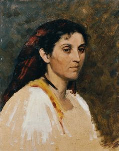 Cabeça de uma mulher romana de Rudolf Schick