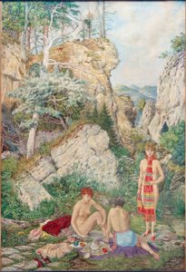 Frühstück im Walde