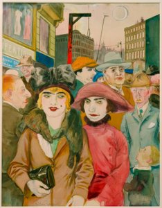 Praça Hausvogteiplatz de Rudolf Schlichter