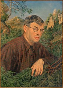 auto-retrato de Rudolf Schlichter