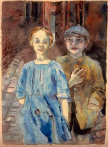 Juventude abandonada de Rudolf Schlichter