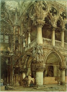 Palácio Ducal em Veneza de Rudolf von Alt