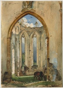 Ruína de uma igreja, 1849.