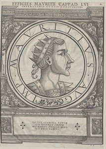 Imperador romano oriental Maurício (gravura)