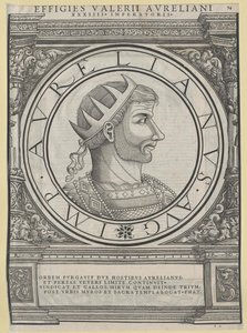 Imperador romano Aureliano (gravura) de Rudolph Wyssenbach