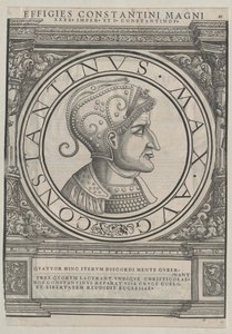 Imperador romano Constantino, o Grande (gravura)