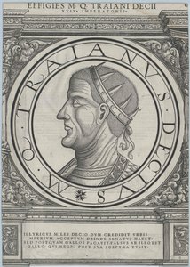 Imperador romano Décio (impressão) de Rudolph Wyssenbach