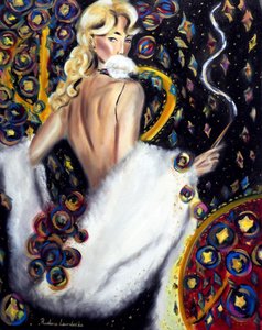 Estrela da Noite, 2025 (óleo sobre tela) de Ruslana Levandovska