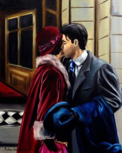 Romance intemporal, 2024 (óleo sobre tela)
