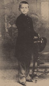 Leon Trotsky, 9 anos de idade, 1888 de Russian Photographer