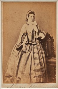 Marie Nikolaievna de Russie (1819-1876) - Grã-duquesa Maria Nikolaevna da Rússia (1819-1876), Duquesa de Leuchtenberg, Anônimo. Foto de albumina de Russian Photographer