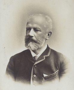 Retrato de Piotr Ilyich Tchaikovsky de Russian Photographer