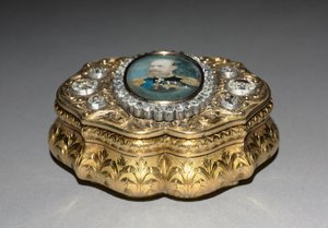Caixa, fabricada por Goffert, c.1850 de Russian School
