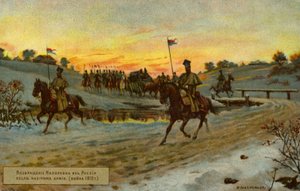 Napoleão retira-se de Moscou de Russian School