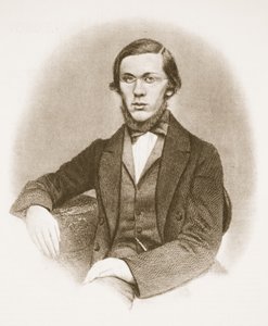 Nikolai Dobrolyubov (foto sépia) de Russian School