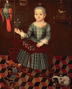 Retrato de uma menina pequena