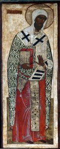 São Leôncio de Rostov, século XVI. de Russian icon.