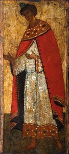 São Príncipe Gleb, século XV. de Russian icon.