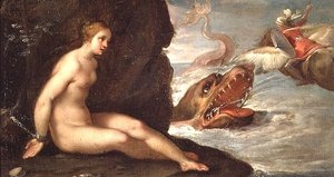 Perseu e Andrómeda (óleo sobre tela)