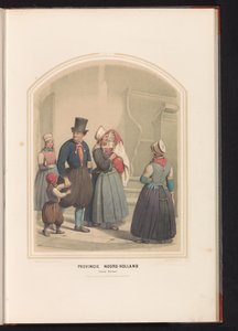 Traje da ilha de Marken, na Holanda do Norte, 1857
Província da Holanda do Norte. Ilha de Marken / XXIX (título sobre o objecto) de Ruurt de Vries