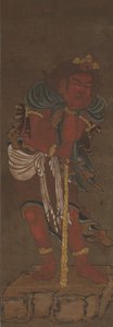 Atendente de Fudo Myoo, século XIV de Ryushu Shutaku