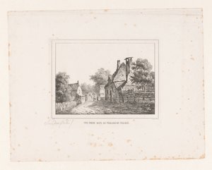 Vista na aldeia de Velsen
Vue prise dans le village de Velsen (título sobre o objecto) de S.F. Sanders