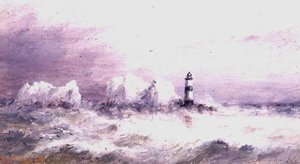 The Needles, Isle of Wight (quadro) de S.L. Kilpack