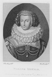 Madame Royale, Filha de Henry IVth da França (gravura)