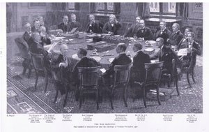 O Ministério da Guerra, de After Pretoria: The Guerilla War publicado por Harmsworth Bros Limited, 1901