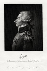 Marquês de Lafayette, líder militar e estadista francês, 1845