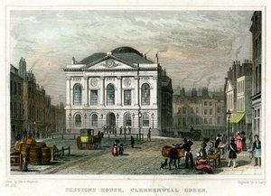 Casa das Sessões, Clerkenwell Green, Islington, Londres, 1831.