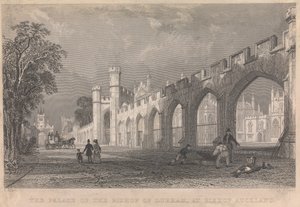O Palácio do Bispo de Durham, no Bispo de Auckland; página 96 (Volume Um)