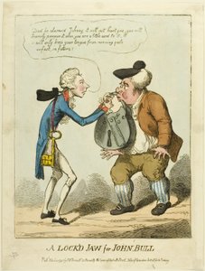 Uma mandíbula fechada para John Bull de S. W. Fores