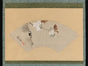 Flores de cerejeira de Sakai Hoitsu