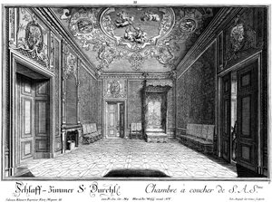 Quarto de dormir do Príncipe Eugene de Salomon Kleiner