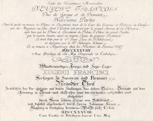 Página de rosto da nona parte de Salomon Kleiner