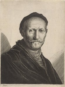 Retrato de um homem idoso com uma boina na cabeça