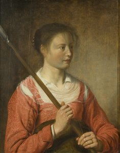 A Shepherdess, c.1625 (óleo sobre painel)