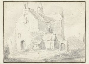 Igreja românica de Salomon van Ruysdael (possibly)