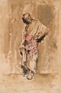 Um marroquino de pé de Salvador Sanchez Barbudo