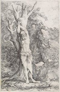 Albert (sofrendo uma penitência autoimposta) de Salvator Rosa