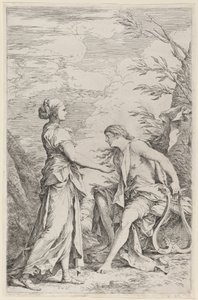 Apolo e a Sibila de Cumas de Salvator Rosa