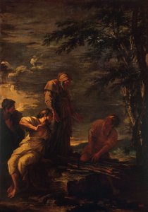 Demócrito e Protágoras, 1663-1664 de Salvator Rosa