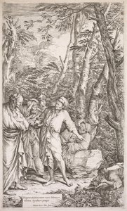Diógenes e Sua Taça, 1662. de Salvator Rosa