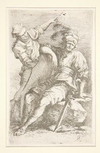 Figura diversa (Suite) de Salvator Rosa