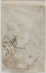 Estudos de Figuras (verso) de Salvator Rosa